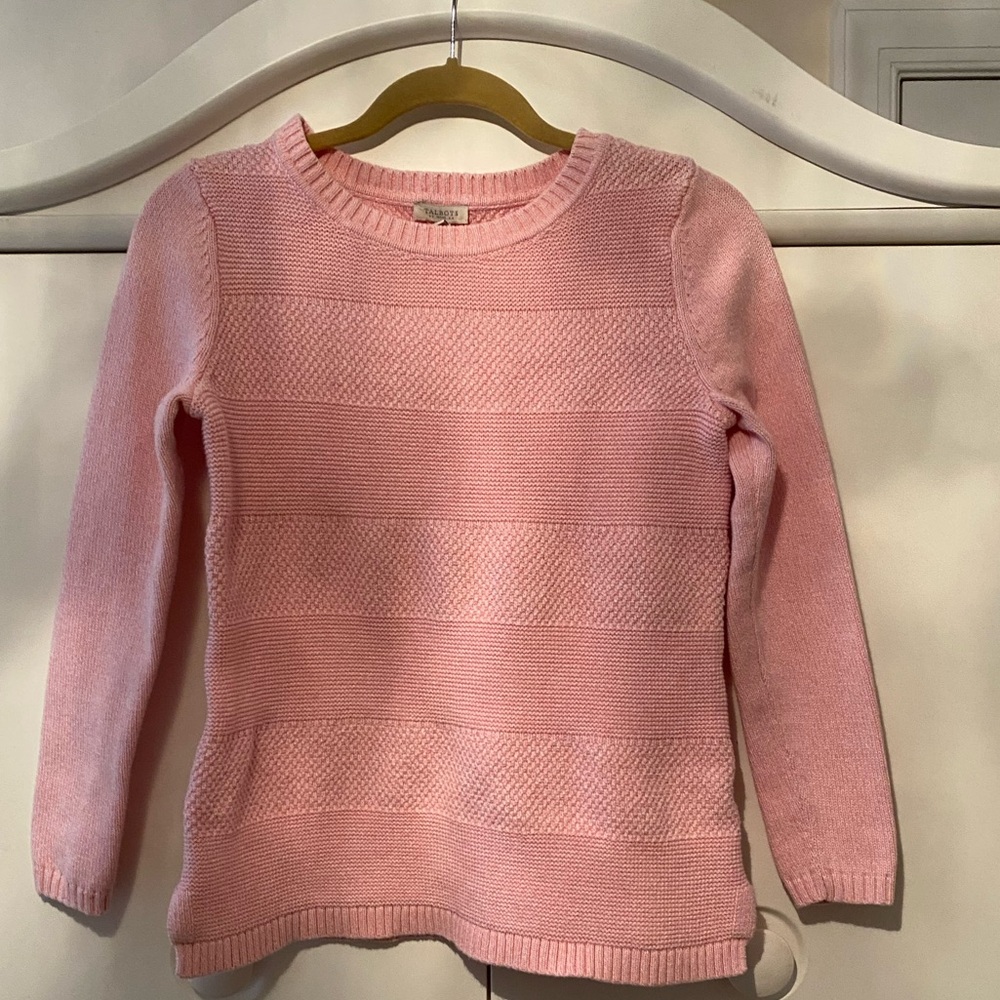 Talbots Light Pink Crew Neck Sweater